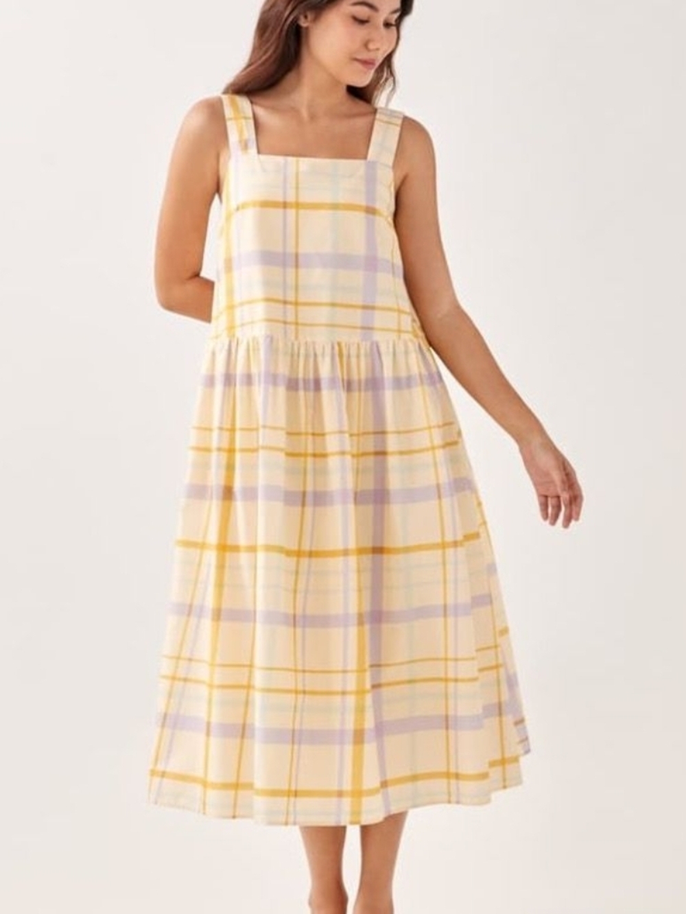 Love, Bonito Faerie Gingham Dropwaist Maxi Dress